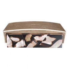 Shagreen and abalone box